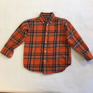 🐴 Classic🐴 Ralph Lauren Boys Heavy Flannel